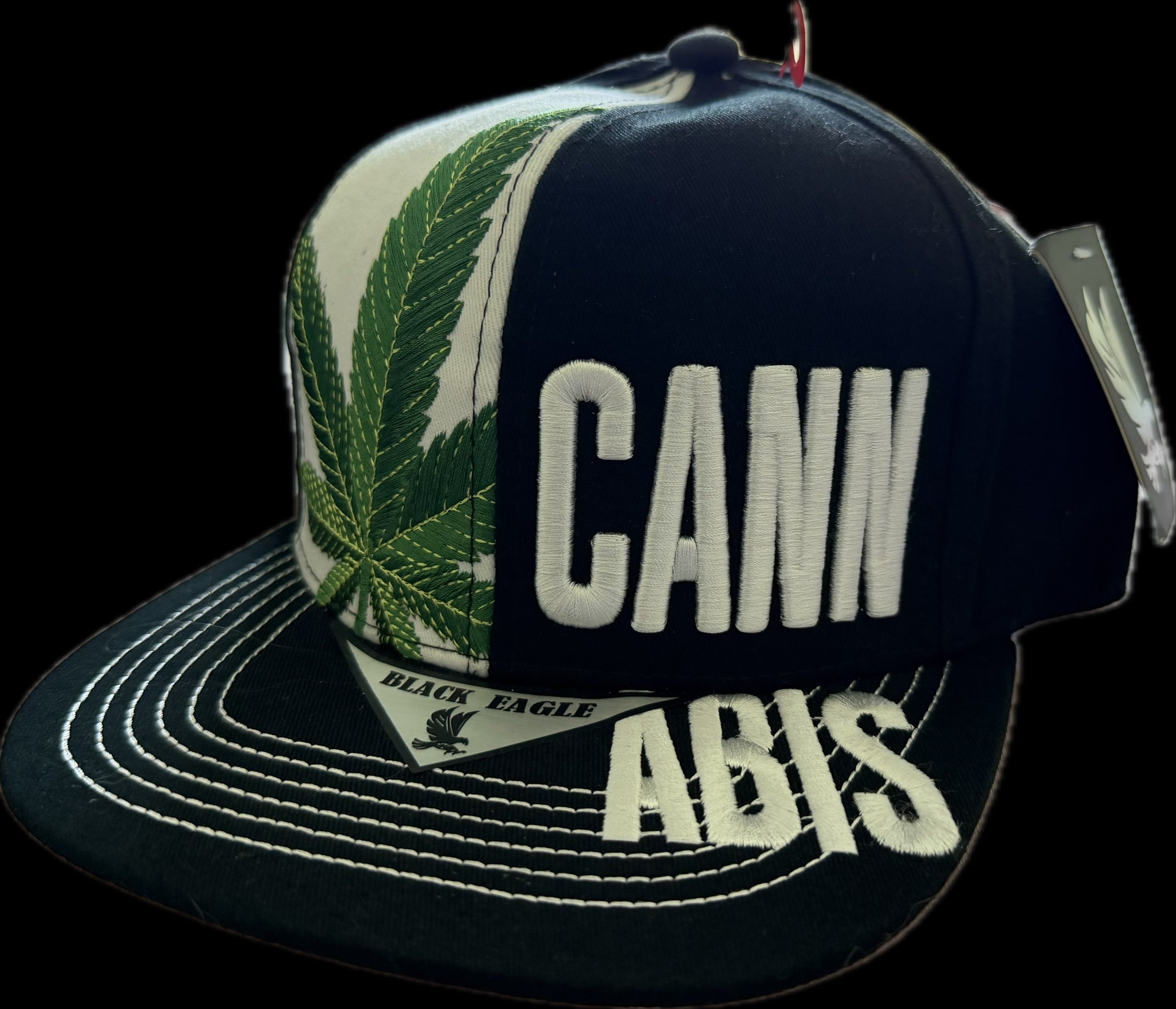 SnapBack Cannabis Black Color