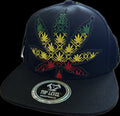 SnapBack Jamaican Weed Black