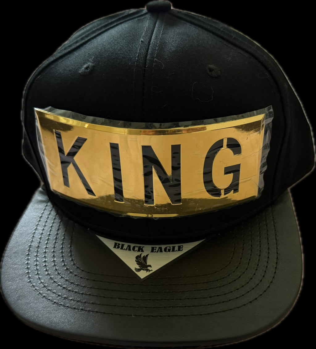 SnapBack metallic sign “KING”