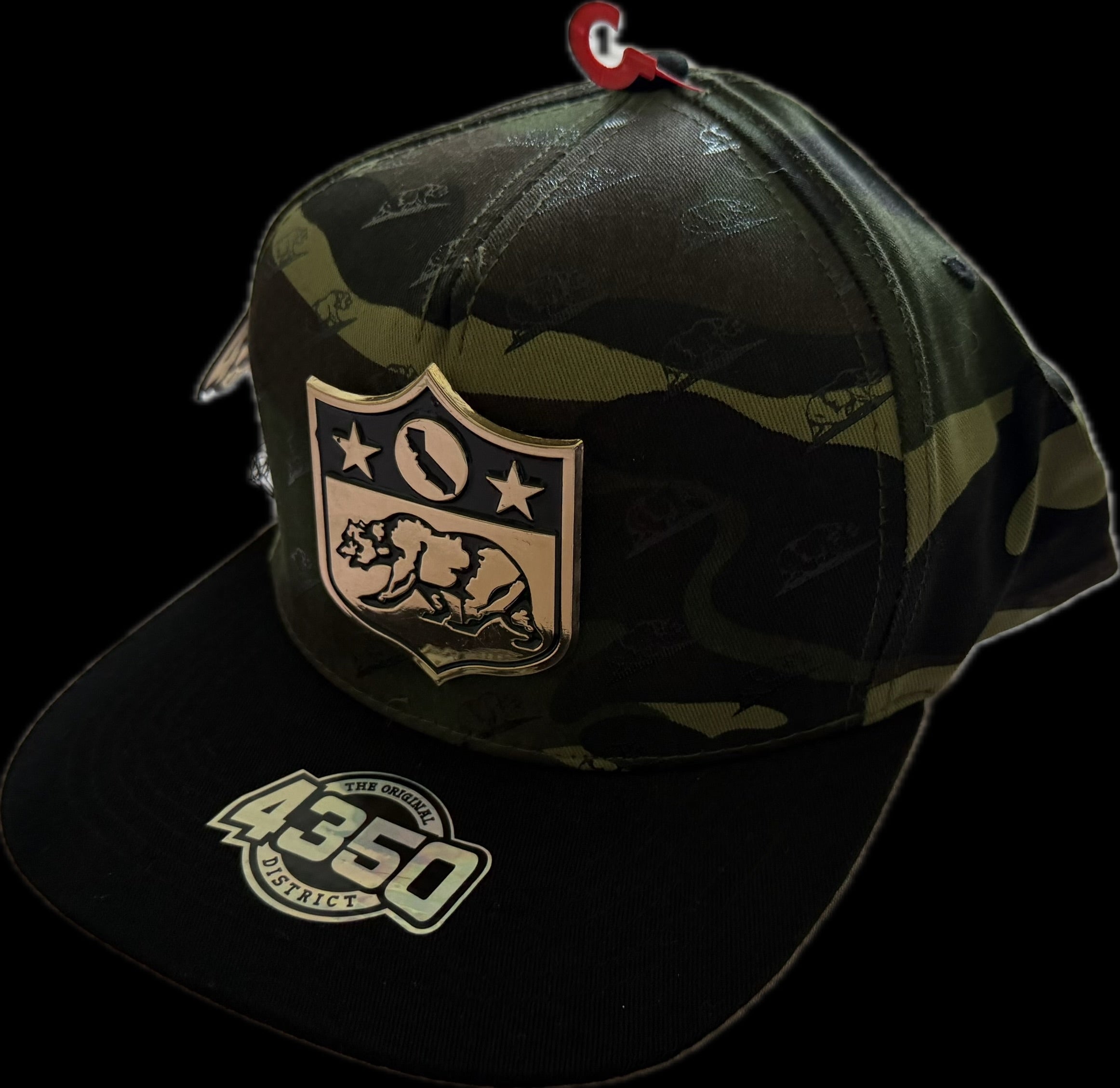SnapBack metallic sign California state