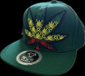 SnapBack Jamaican Weed Green Color